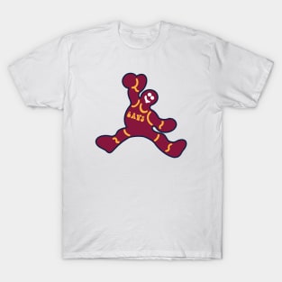 Jumping Cleveland Cavaliers Gingerbread Man T-Shirt